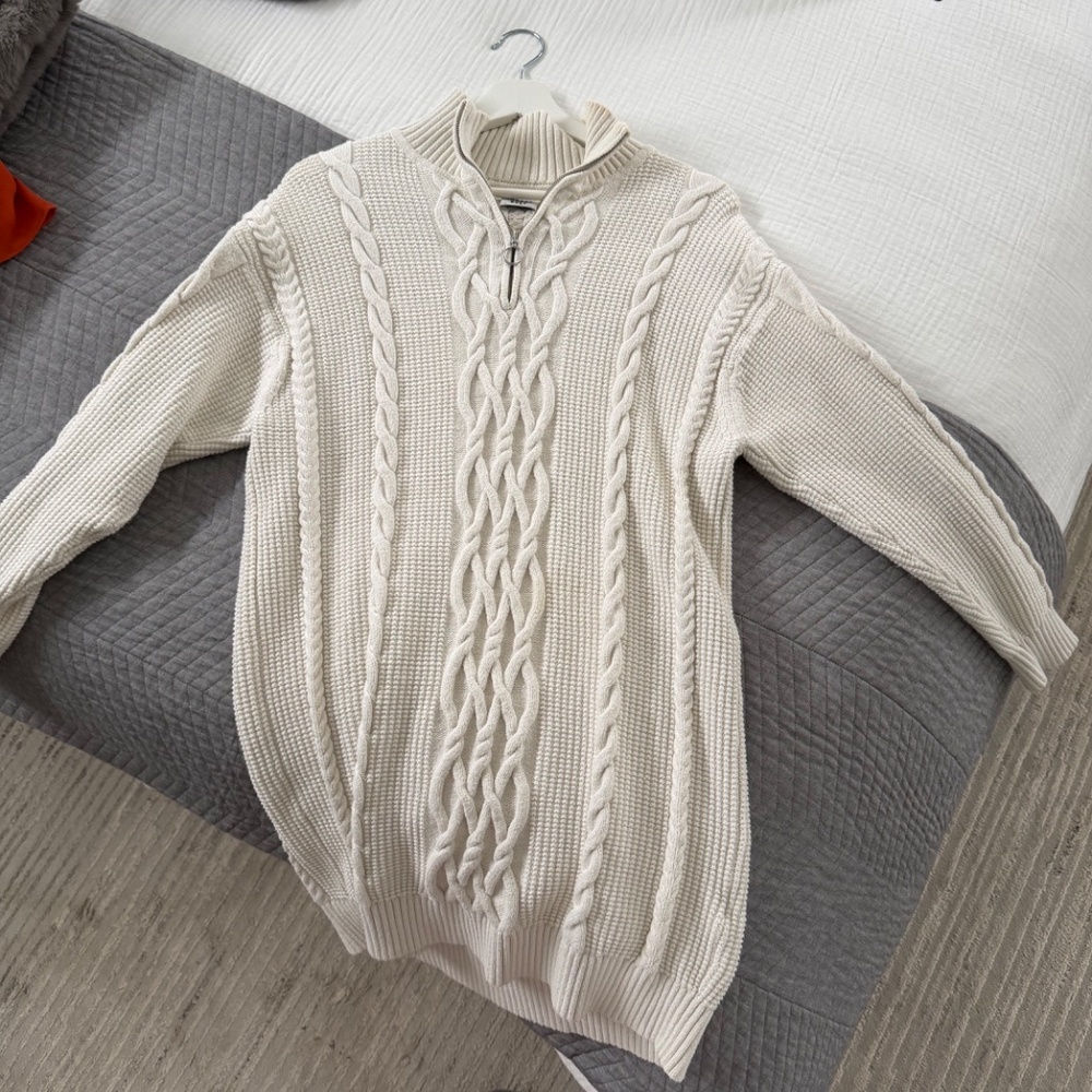 Sunday Best Demi Dress Cable Knit Sweater Dress - Picture 7 of 7